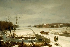 Winter Scene — Thomas Birch