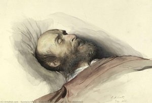 Rudolf Von Eitelberger On His Deathbed — Gustav Klimt