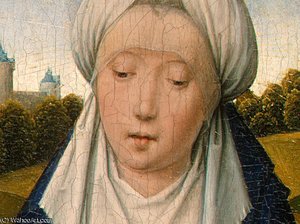 Saint Veronica (detalj 1) - — Memling, Hans