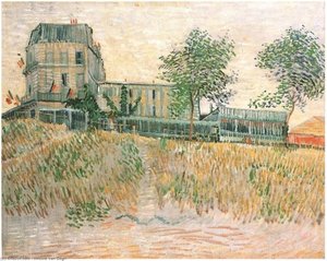 Restaurant De La Sirène At Asnières 2 — Vincent Willem Van Gogh, Post-impressionism