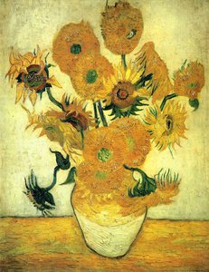 Still Life - Vase With Fourteen Sunflowers — Vincent Willem Van Gogh, Post-impressionism