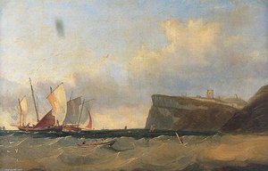 Fishing Barges Off The South Foreland — Clarkson Frederick Stanfield