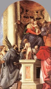 Madonna Enthroned With Saints — Paolo Veronese