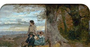 Three Children Under A Tree — William Collins