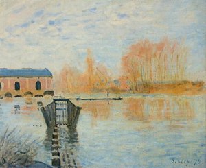 The Marly Machine And The Dam — Alfred Sisley