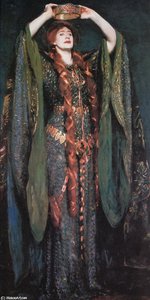 Miss Ellen Terry As Lady Macbeth — John Singer Sargent, Impressionistic Realism