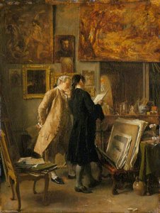An Artist Showing His Work — Jean-louis Ernest Meissonier, 19th Century Classicism