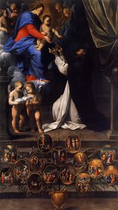 Rosary Madonna — Reni Guido (le Guide), Baroque