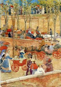 Afternoon, Pincian Hill — Maurice Brazil Prendergast