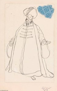 Projets De Costume Pour Géronte — Edouard Léon Louis Legrand, Other