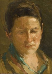 Woman's Head — David Levine