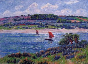 Balon River, Finistere — Henri Moret