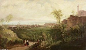 The Old Leith Walk, Edinburgh — Thomas Miles Richardson Senior