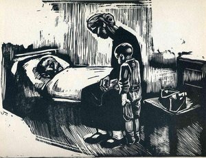 Hospital Visit — Käthe Kollwitz