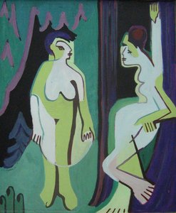 Naked Women On Meadow — Ernst Ludwig Kirchner