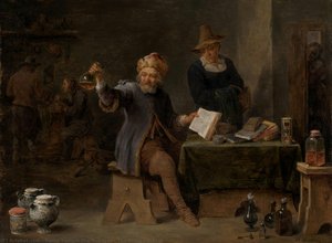 The Village Doctor — David Teniers The Younger, Dutch Golden Age