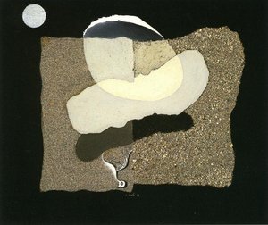 Big Thumb. Beach. Moon And Decaying Bird — Salvador Dalí