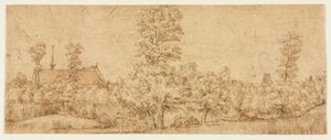Trees Before A Village — Jan Andrea Lievens Jan Lievens, Baroque