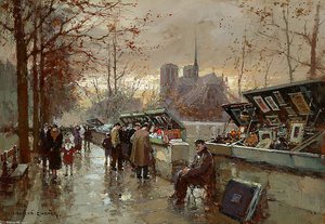 Bouquinistes De Notre Dame — Edouard Cortès