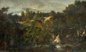 The Bather — Narcisso Díaz De La Peña