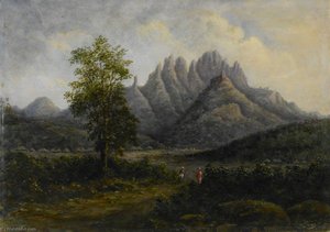 Mountainous Landscape In The Western Ghats — William Robert Houghton