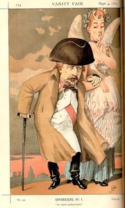 Sovereigns No.10 Caricature Of Napoleon Iii — Jacques Joseph Tissot, Realism