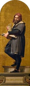 Michelangelo (1475–1564) (design For A Mosaic In The Victoria And Albert Museum) — Godfrey Sykes