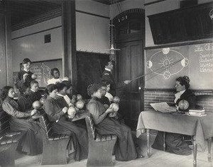 Geography Studying The Seasons From The Hampton Album — Frances Benjamin Johnston