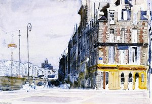 Near The Pont D'arcole, Paris — David Cox