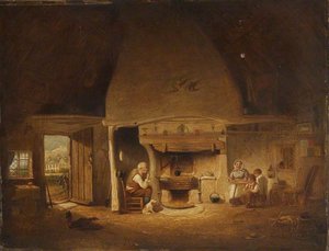 Cottage Interior — Thomas Wade, Contemporary Realism