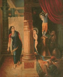 Krishna ^ Balarama — Raja Ravi Varma