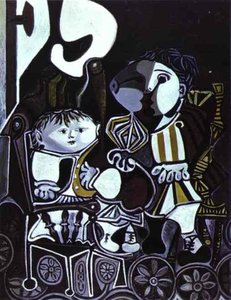 Paloma And Claude, Children Of Picasso — Pablo Picasso