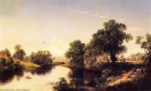 On The Esopus Creek, Ulster County, New York — David Johnson