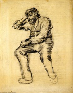 Seated Man With A Beard — Vincent Willem Van Gogh, Post-impressionism