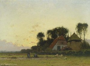 Farmers On The Field — Cornelis Kuypers