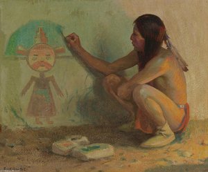 The Kachina Painter — Eanger Irving Couse