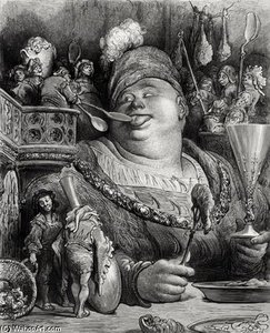 Pantagruel's Meal — Paul Gustave Doré