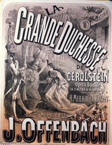 Poster For 'la Grande Duchesse De Gerolstein' — Jules Chéret