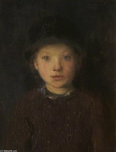 Study Of A Girl's Head