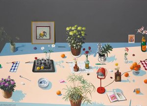 Still Life With Indian Miniature — Paul Wonner