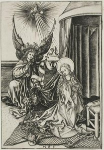 The Annunciation — Martin Schongauer