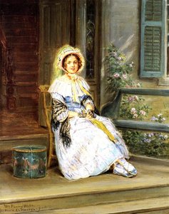Waiting For The Stagecoach — Edward Lamson Henry