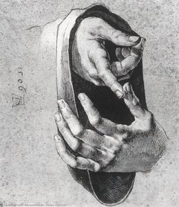 Study Of Hands — Albrecht Dürer