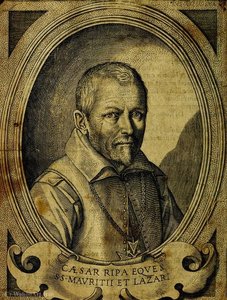 Portrait of the Italian writer Cesare Ripa