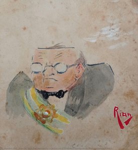 [caricature Of President Humberto De Alencar Castelo Branco] — Nair De Teffé Von Hoonholtz