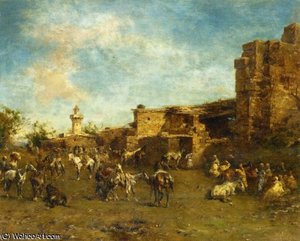 Muleteers stopped - algiers