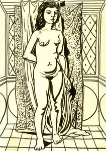 Female Nude — Rafael Zabaleta Fuentes, Mannerism