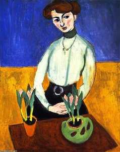 Girl With Tulips — Henri Matisse