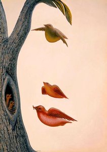 Family Of Birds — Octavio Ocampo, Surrealism