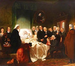 The Holy Triumph Of John Wesley In His Dying — Marshall Claxton